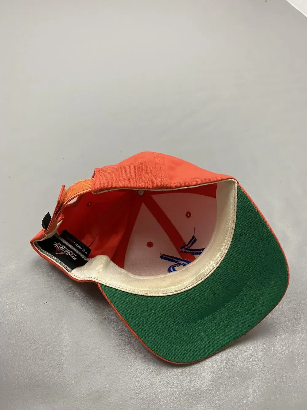 76 Hat Cap Strap Back One Size Orange Pacific Headwear Baseball Cap Adjustable